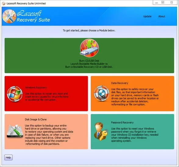 Lazesoft Recovery Suite 4.5 Unlimited Edition Lazesoft Recovery Suite 4.5 Unlimited Edition