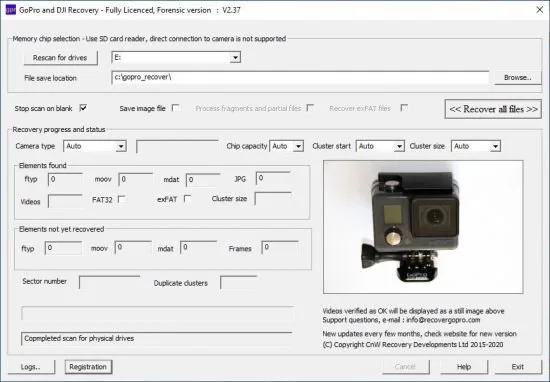 GoPro Recovery 2.55 GoPro Recovery 2.55