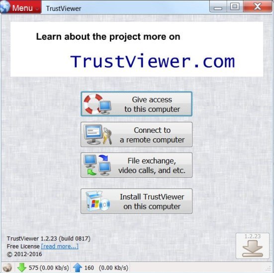 TrustViewer 2.6.0 Build 4037 Multilingual TrustViewer 2.6.0 Build 4037 Multilingual