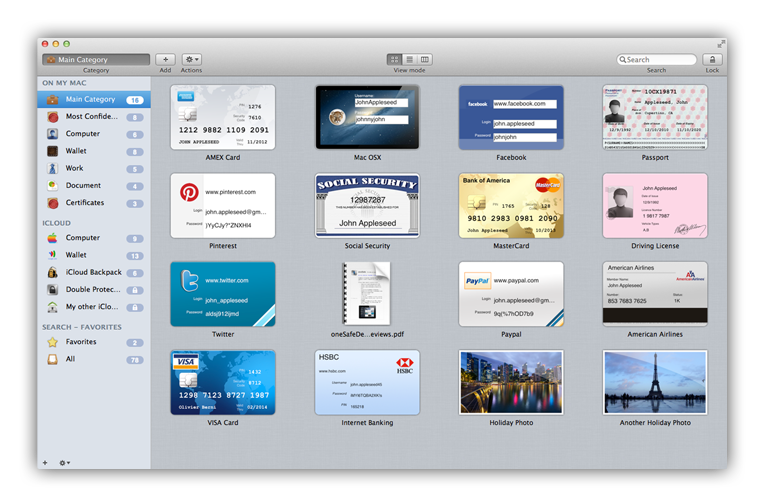 OneSafe 2.3.0 Multilingual Retail MacOSX OneSafe 2.3.0 Multilingual Retail MacOSX