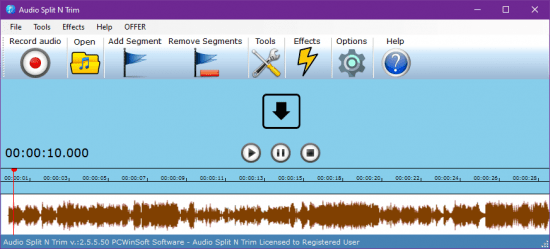PcWinSoft Audio Split & Trim 2.5.5.50 PcWinSoft Audio Split & Trim 2.5.5.50
