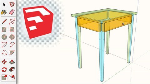 3D Modeling Furniture with SketchUp - Shaker Style Table 3D Modeling Furniture with SketchUp - Shaker Style Table