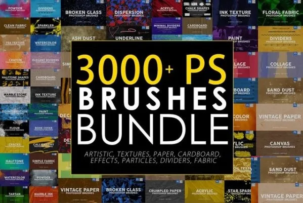 CreativeMarket – 3000 Photoshop Stamp Brushes Bundle CreativeMarket – 3000 Photoshop Stamp Brushes Bundle