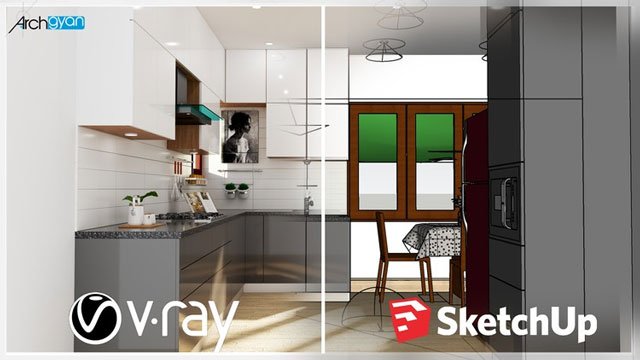 Vray Next + Sketchup 2019: Creating a Kitchen for Beginners Vray Next + Sketchup 2019: Creating a Kitchen for Beginners