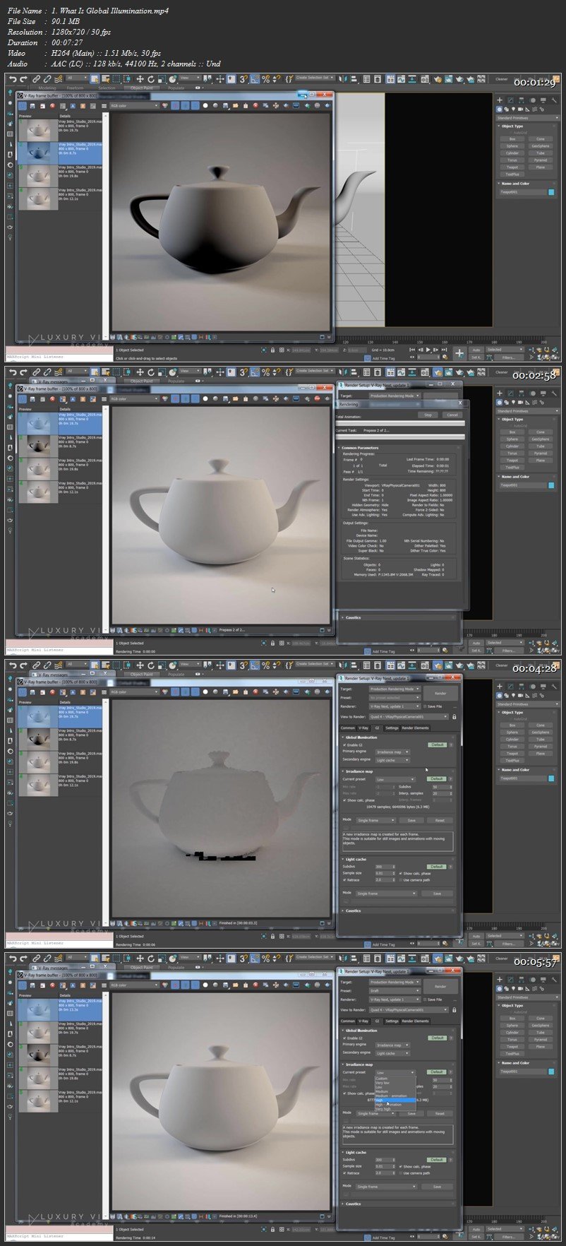 Introduction To Vray in 3ds Max : The Quickest Way (Update 3/2020 ) Introduction To Vray in 3ds Max : The Quickest Way (Update 3/2020 )