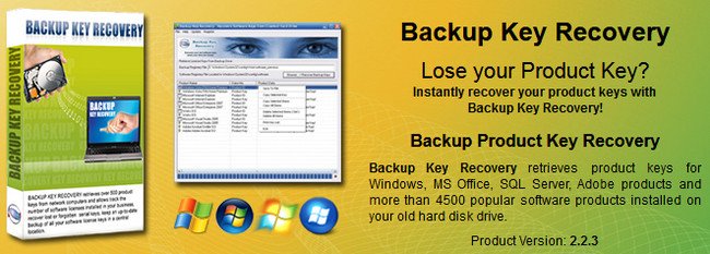 Nsasoft Backup Key Recovery 2.2.7.0 Nsasoft Backup Key Recovery 2.2.7.0