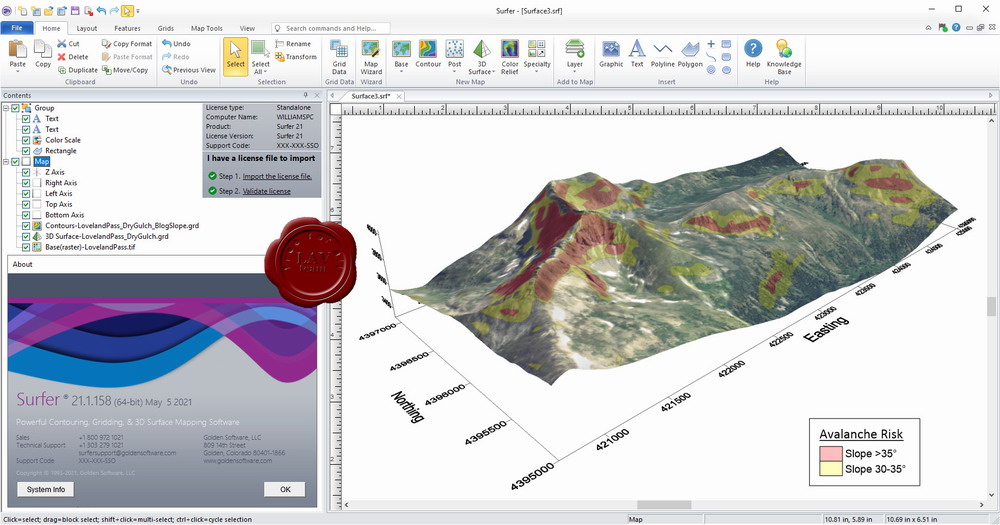 Golden Software Surfer v21.1.158 Golden Software Surfer v21.1.158