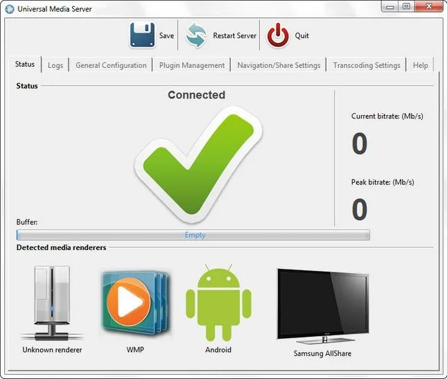 Universal Media Server 10.6.0 Universal Media Server 10.6.0