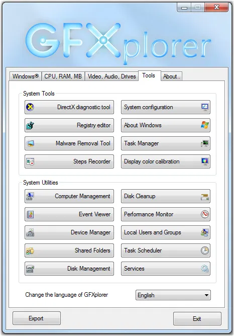 GFXplorer 3.14.0.1660 GFXplorer 3.14.0.1660