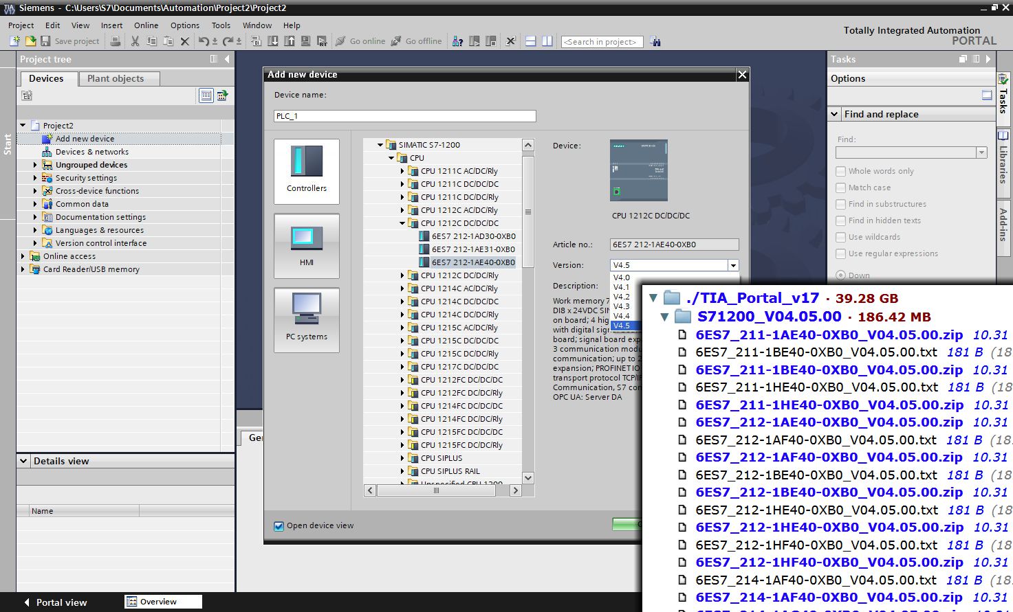 Siemens Simatic TIA Portal v17 Siemens Simatic TIA Portal v17
