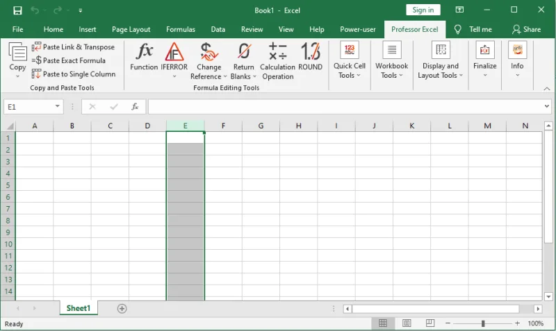 Professor Excel Tools 3.0 Premium Professor Excel Tools 3.0 Premium