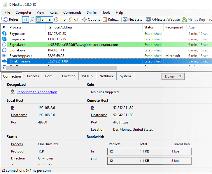 X-NetStat Professional