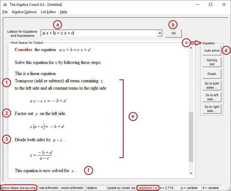 Algebra Coach 4.0 Algebra Coach 4.0