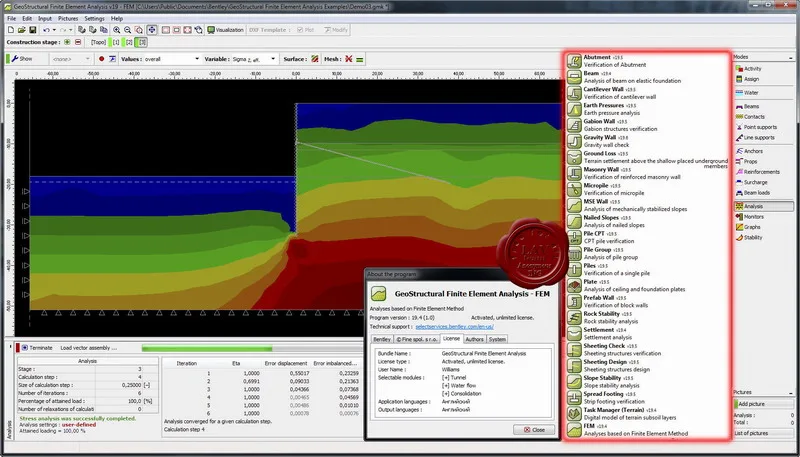Bentley GeoStructural Analysis Bentley GeoStructural Analysis