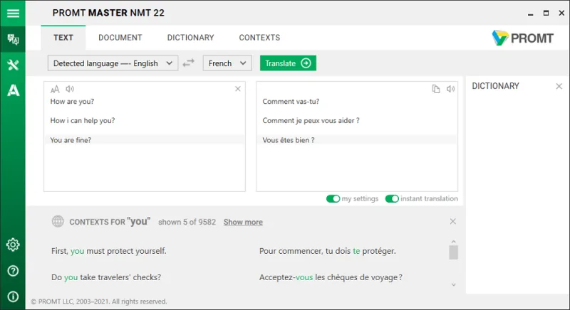 PROMT Master NMT 22.0.44 Multilingual PROMT Master NMT 22.0.44 Multilingual