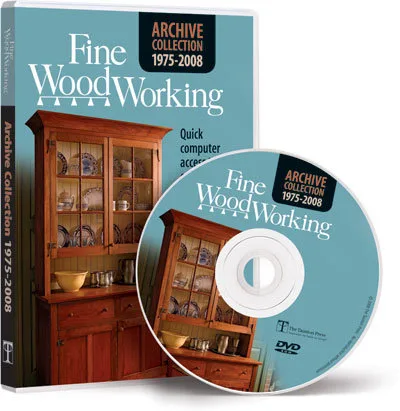 Fine Woodworking 1975-2008 Official Archive DVD Fine Woodworking 1975-2008 Official Archive DVD