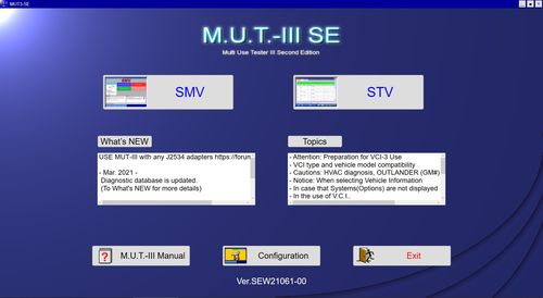 Mitsubishi MUT-III (Update December 2021)