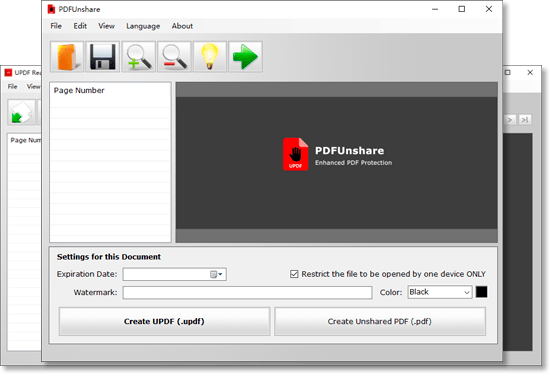PDF Unsharer PDF Unsharer