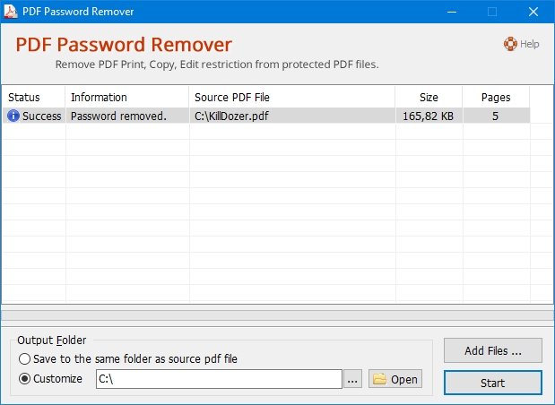Adept PDF Password Remover Adept PDF Password Remover