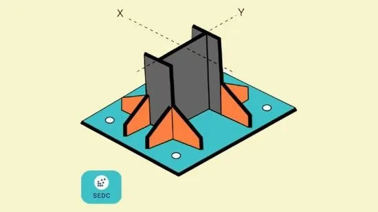 Column Base Plate Design with & without Stiffener Plates Column Base Plate Design with & without Stiffener Plates
