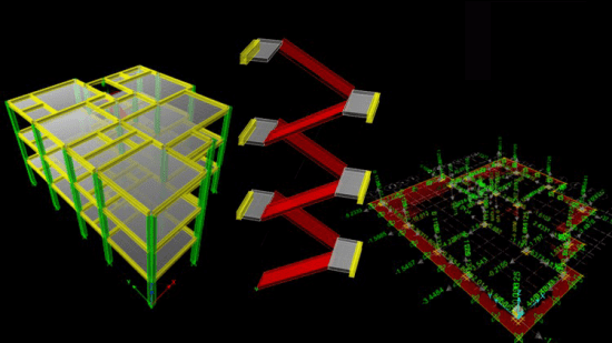 3 stories building design in Etabs and SAFE beginning to end