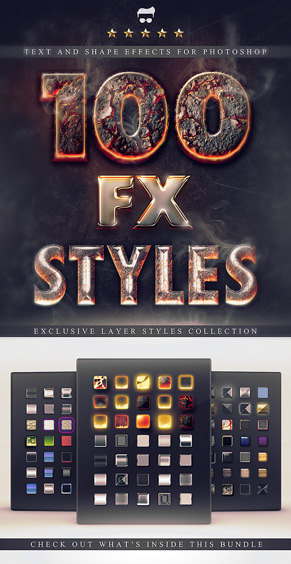 GR 100 Layer Styles Bundle Text Effects Set 3116716 GR 100 Layer Styles Bundle Text Effects Set 3116716