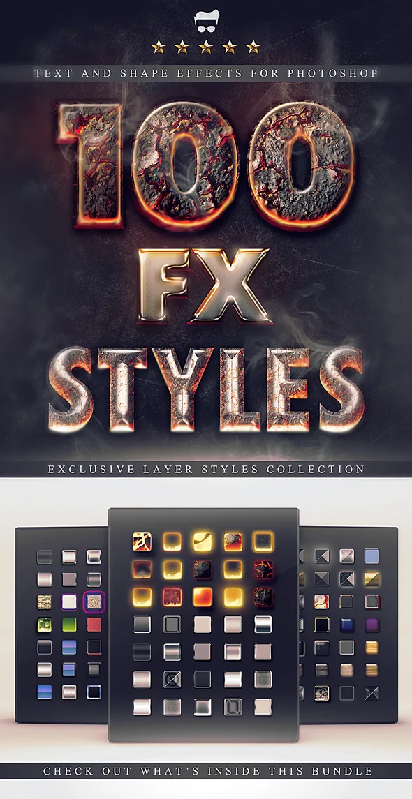 GR 100 Layer Styles Bundle Text Effects Set 3116716 GR 100 Layer Styles Bundle Text Effects Set 3116716