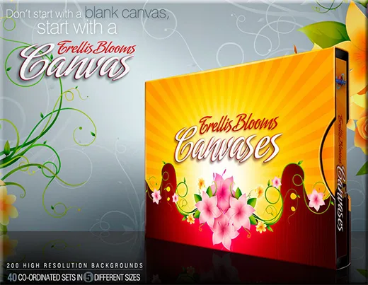 Digital Juice - Canvases Trellis Blooms Digital Juice - Canvases Trellis Blooms