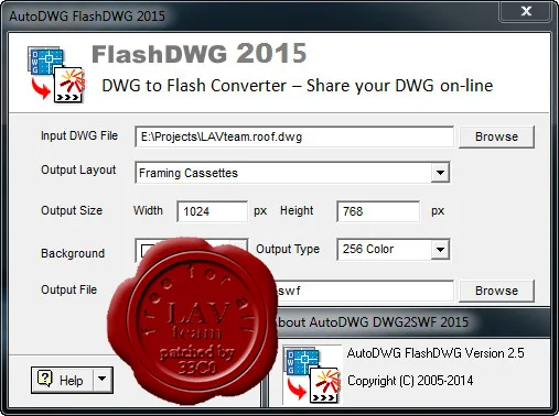 AutoDWG DWG to Flash Converter 2015 v2.5 AutoDWG DWG to Flash Converter 2015 v2.5