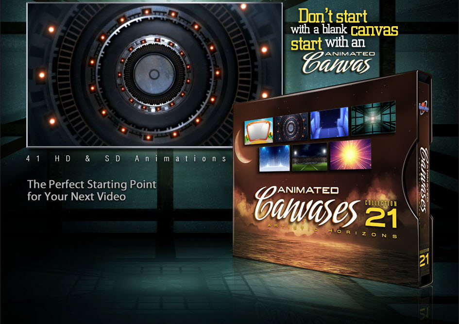 Digital Juice Animated Canvases Collection 21 - Artistic Horizons Digital Juice Animated Canvases Collection 21 - Artistic Horizons