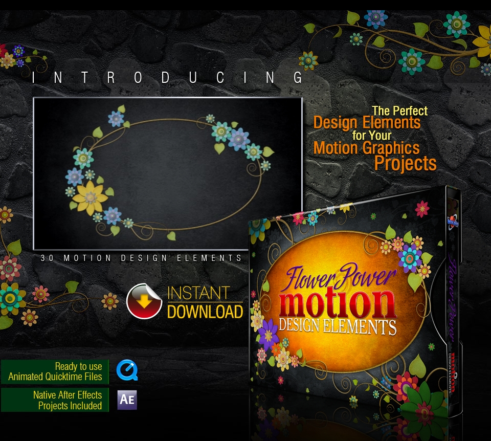 Digital Juice - Motion Design Elements: Flower Power (AE) .djprojects Digital Juice - Motion Design Elements: Flower Power (AE) .djprojects
