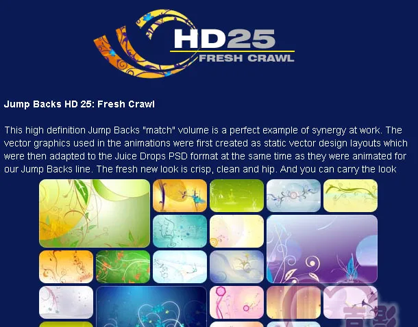 Digital Juice - Jump Backs HD 25: Fresh Crawl Digital Juice - Jump Backs HD 25: Fresh Crawl