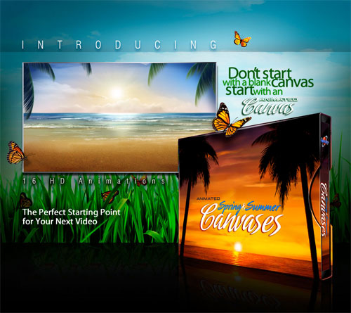 Animated Spring & Summer Canvases Animated Spring & Summer Canvases