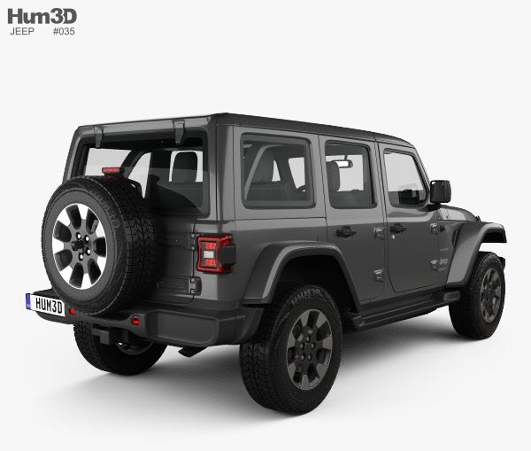 3D models - Hum3D - Jeep Wrangler Unlimited Sahara 2018 3D models - Hum3D - Jeep Wrangler Unlimited Sahara 2018