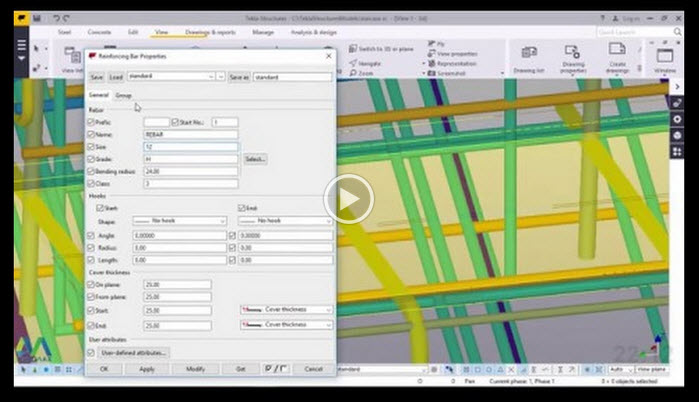 Calculate and create reinforced concrete staircase in Tekla structure Tutorial Calculate and create reinforced concrete staircase in Tekla structure Tutorial