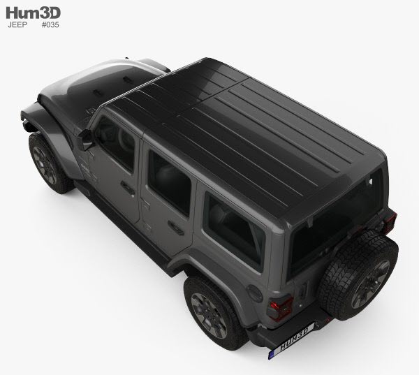 3D models - Hum3D - Jeep Wrangler Unlimited Sahara 2018 3D models - Hum3D - Jeep Wrangler Unlimited Sahara 2018