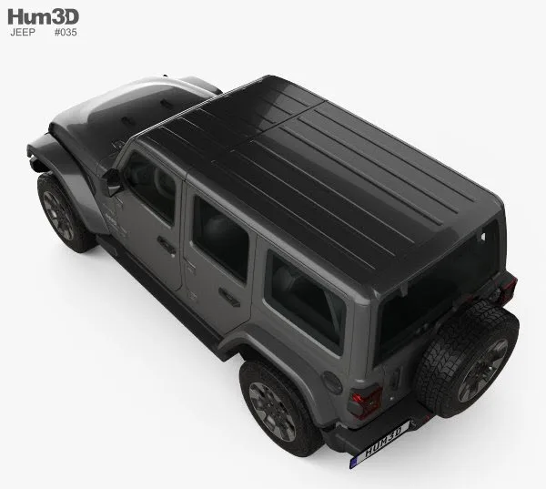 3D models - Hum3D - Jeep Wrangler Unlimited Sahara 2018 3D models - Hum3D - Jeep Wrangler Unlimited Sahara 2018