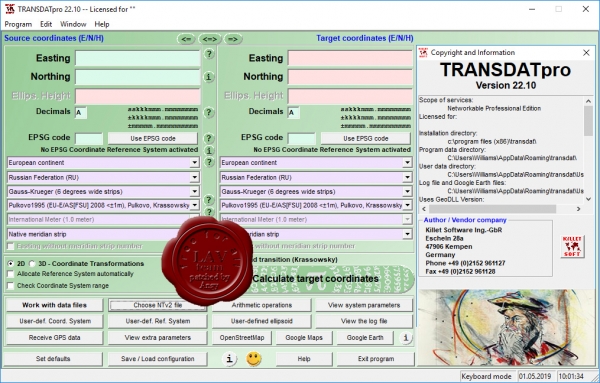 Killetsoft TRANSDAT Professional v22.10 Killetsoft TRANSDAT Professional v22.10