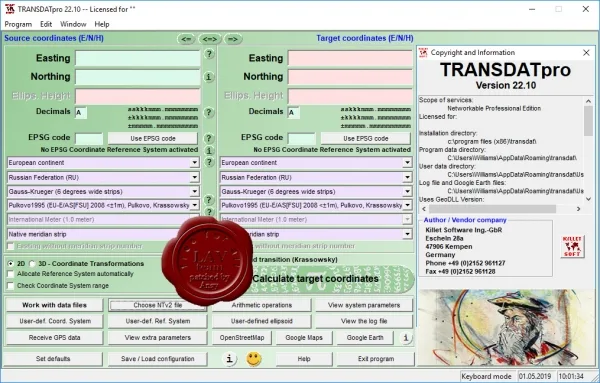 Killetsoft TRANSDAT Professional v22.10 Killetsoft TRANSDAT Professional v22.10