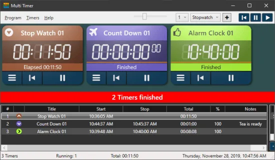 Programming Multi Timer 6.8 Programming Multi Timer 6.8
