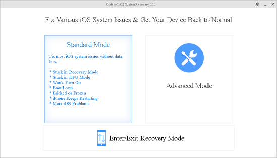 Ondesoft iOS System Recovery 1.0.0 Ondesoft iOS System Recovery 1.0.0