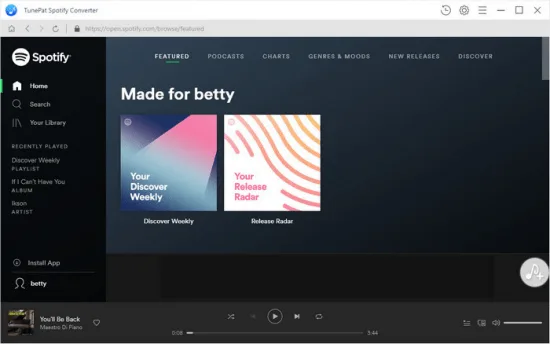 TunePat Spotify Music Converter 1.3.0 Multilingual TunePat Spotify Music Converter 1.3.0 Multilingual