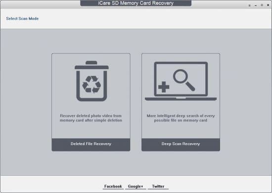 iCare SD Memory Card Recovery 2.0 iCare SD Memory Card Recovery 2.0