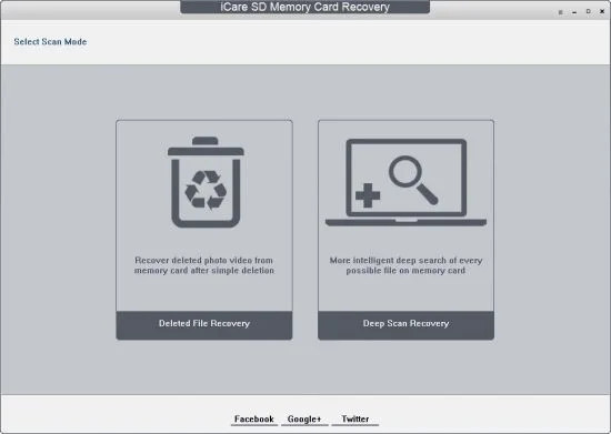 iCare SD Memory Card Recovery 2.0 iCare SD Memory Card Recovery 2.0