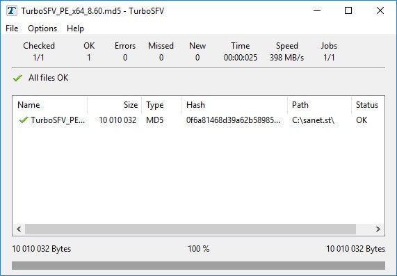 TurboSFV PE 8.6.0 Build 8600 TurboSFV PE 8.6.0 Build 8600