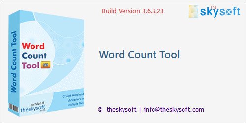 Word Count Tool 3.6.3.23 Word Count Tool 3.6.3.23