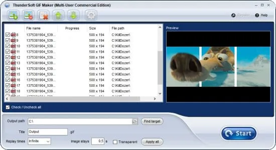 ThunderSoft GIF Maker 3.3.0 ThunderSoft GIF Maker 3.3.0