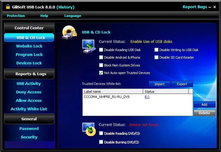 GiliSoft USB Lock 8.6.0 Multilingual GiliSoft USB Lock 8.6.0 Multilingual