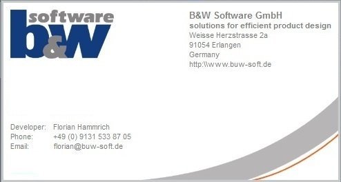 B W Plugins Suite for PTC Creo 2.0-7.0 (x64) B W Plugins Suite for PTC Creo 2.0-7.0 (x64)