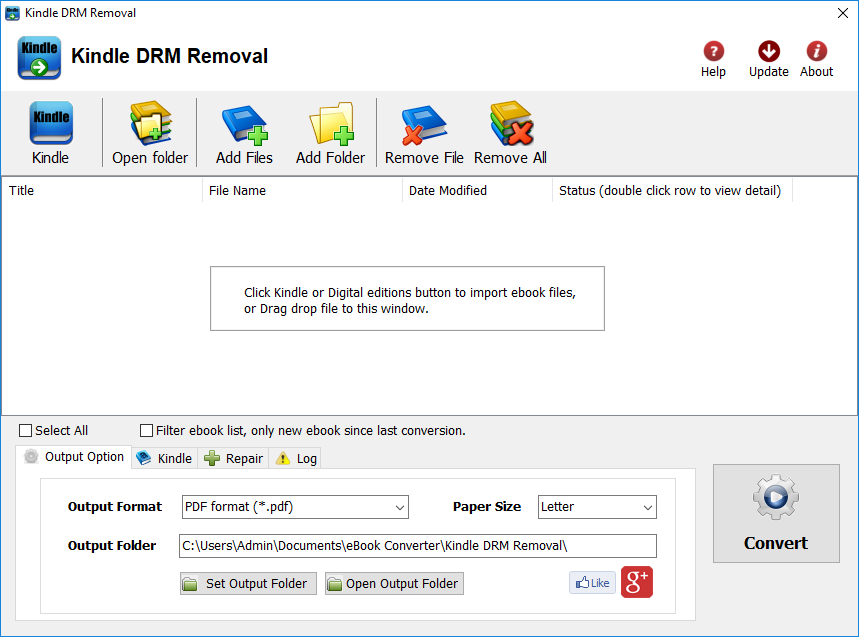 Kindle DRM Removal 4.20.601.385 Kindle DRM Removal